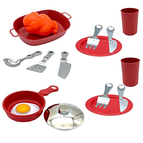Brinquedo Frango Assado Cozinha Master Kids Vermelho Familia