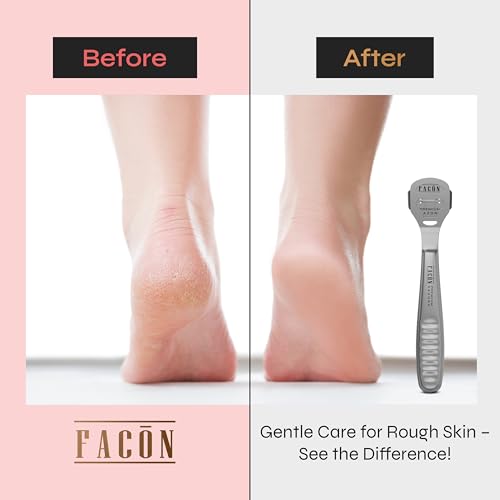 image for FACON Facón Professional Callus Shaver Remover with 50 Blades, Pedicu