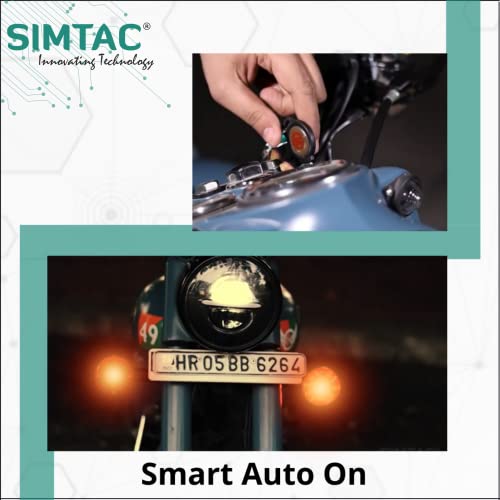 Image of SIMTAC Version 6.0 RE Standard Bullet /Electra Compatible Waterproof Hazard Flasher With Switch In 40 Different Flashing Patterns With 3 Year Warranty