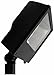 RAB Lighting MEGH400SFPSQ/PCS Metal Halide Mega Floodlight with Steel Trunnion Mount, ED37 Type, Aluminum, 400W Power, 40000 Lumens, 120V Swivel Photocell, Bronze Color