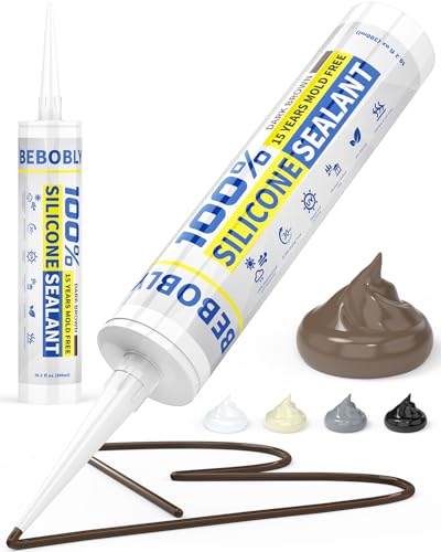 BEBOBLY Brown Silicone Caulk