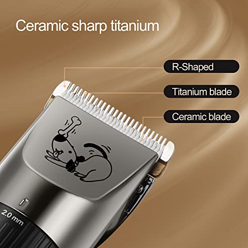 Ajelu JP-CLIPPER-PET-1PC Dog Clippers, Cordless Low Noise Rechargeable Electric Dog Grooming Clipper Kit thumb #3