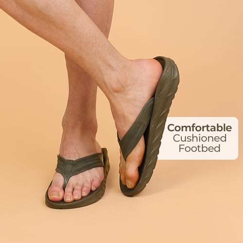Image of YOHO Cushion Slippers for Men| Durable| Lightweight| Waterproof