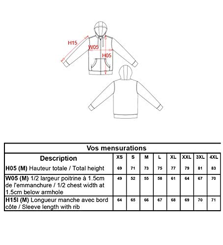 Sweat Mohamed Ali zippé molleton gratté chaud et confortable
