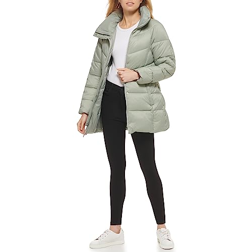 Cole Haan Women's Belted Pillow-Collar Puffer Coat4