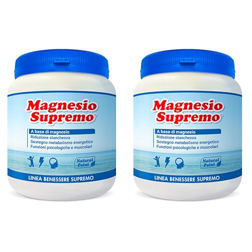 NATURAL POINT - MAGNESIO SUPREMO 2 CONFEZIONI DA 300 GR