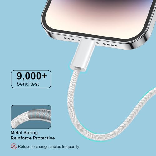 USB C Lightning Kabel 1M 2Pack, [Apple MFi Zertifiziert] Power Delivery iPhone Ladekabel USB C für iPhone 14 13 12 11 Pro/Pro Max X/XS/XR/ 8 Plus 4