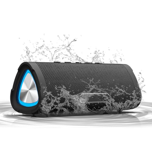 Vanzon V40 Portable Speaker Bluetooth 5.0, 24W Super Loud Bluetooth Speaker Wireless, 24H Playtime,RGB Modes, for Outdoor/Home/Party/Travel