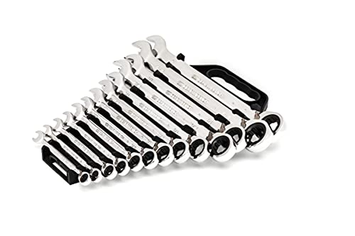 Image of GEARWRENCH 13 Pc. 12 Pt. Reversible Ratcheting Combination Wrench Set, SAE - 9509N