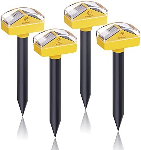 Solar Bird Repellent, Outdoor Owl Decoy Bird Repeller with Flashing Eyes & Realistic Sound & Rotating Head, Intelligent Animal Repeller Devices for Home, Garden, Patio