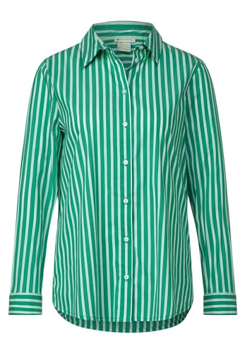 Blouse T-shirt rayée Street One vert frais haut fluide femme taille 44