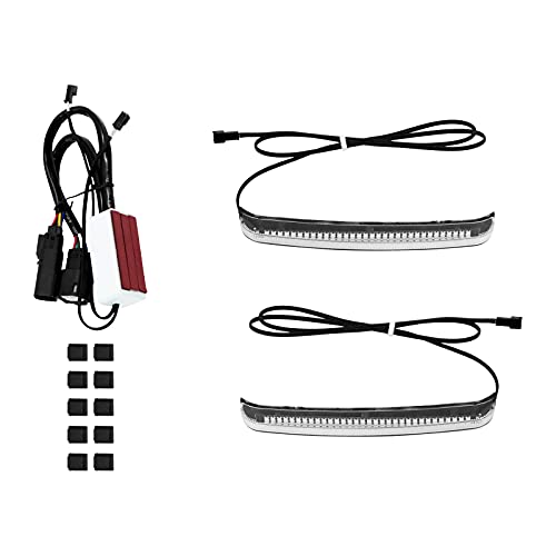 HDBUBALUS Saddlebag Tail Light LED Running Brake Sequential Turn Signal Lamp Fit for Harley Touring Street Gilde Road Gilde Road King Electra Glide Ultra Limited 2014-2022