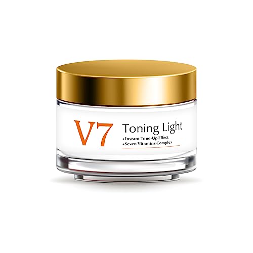 67Stores V7 Toning Light Face Cream, Whitening Skincare, Moisturising Anti-Wrinkle Cream for Women-50g