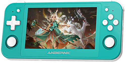 RG505 Consoles de Jeux Portables , Android 12 System CPU 4.95 inch OLED Touch Screen with 128G TF Card 3172 Games Support 5G WiFi 5.0 Bluetooth Google Play Store Cover