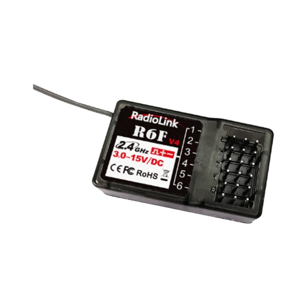 Receptor de 6 Canales 2.4G para Transmisor RC6GS V2/RC4GS V2/RC6GS/RC4GS/RC3S/RC4G/T8FB/ para Barcos RC