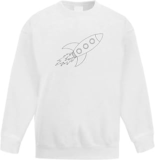 Azeeda 'Space Rocket' Kid's Sweatshirt/Jumper (14-15 Years) (KW00031884)