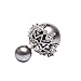 MISASHA Rhinestone Grey Imitation Pearl Double Ball Celebrity Designer Earrings For Women