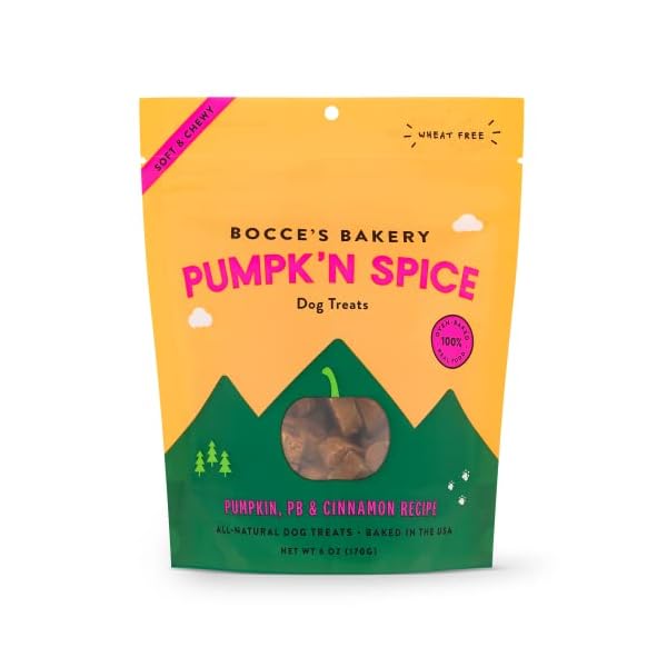 Bocces-Bakery-Pumpkn-Spice-Treats-for-Dogs-Wheat-Free-Everyday-Dog-Treats-Made-with-Real-Ingredients-Baked-in-The-USA-All-Natural-Soft-Chewy-Cookies-Pumpkin-Peanut-Butter-Cinnamon-6-oz
