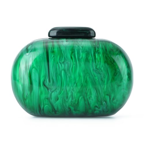 EVEOUT Clutch de Acrílico para Mujer Elegante Carteras de Mano de Fiesta de Acrílico Bolsos Bandolera para Novia Boda Noche