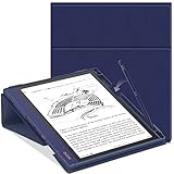 E NET-CASE Case for BOOX Note Air 2 (2021) & BOOX Note Air 2 Plus (2022) 10.3 Inch, Premium PU Leather Multi-Angle Cover for BOOX Note Air 2 & BOOX Note Air 2 Plus with Internal Pencil Slot (Blue)