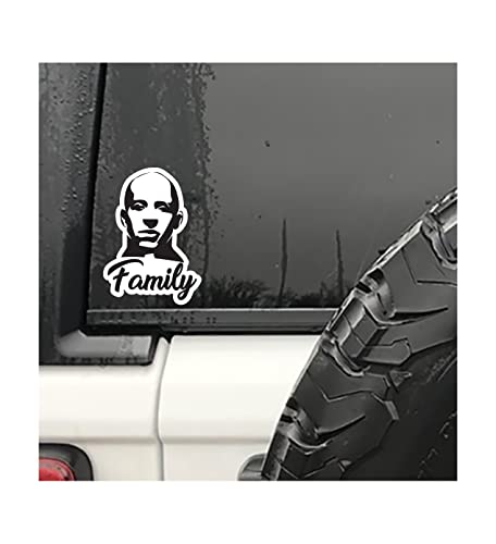 Dominic Toretto Family Printed Decal USA Funny Bumper Window CAR Truck Sticker F9 Fast Nine Meme Joke Minivan Truck Sedan Furious Diesel VIN