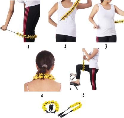 ACUND HEALTH CARE ACS CERVICAL MAGNETIC BELT SELF MASSAGER & ACU ROLLER COMBO MULTI COLOUR 3 41oul7T7FKL