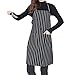Gespout, grembiule da donna regolabile, impermeabile, senza maniche, con 2 tasche, per casa, cucina, ristorante, caffetteria