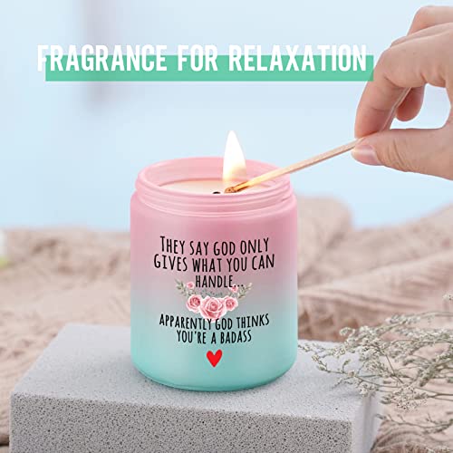 Gspy Candle, Get Well Soon Gifts For Women, Men - Get Well Gifts, Breast Cancer Gifts For Women, Comfort Items For Cancer Patients - Chemo, After Surgery Recovery Gifts, Encouragement Gifts For Women #TOP3