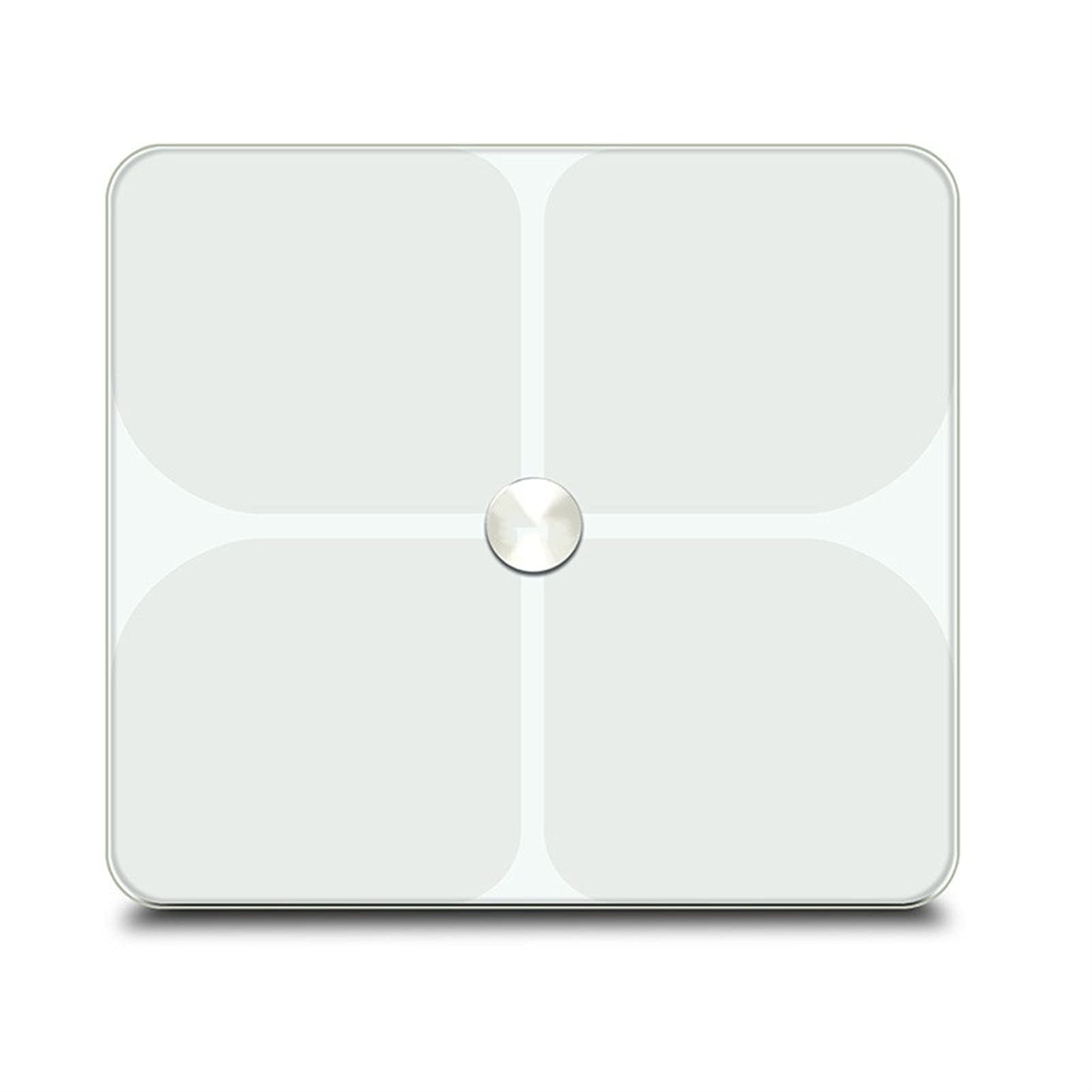 Electronic scale ABS back all-inclusive four-point test fitness bodybuilding fat scale APP body weight (Color : A)-image-42