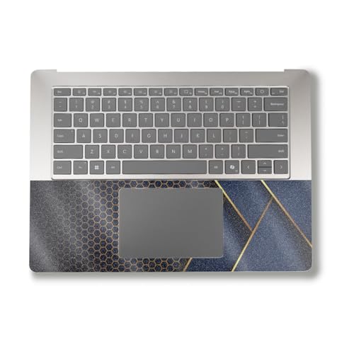 Image of Glossy Glitter Laptop Skin Compatible with Alienware M18 R2 (2024) - Modern Hex - Premium 3M Vinyl Protective Wrap Decal Cover - Easy to Apply | Crafted in The USA by MightySkins