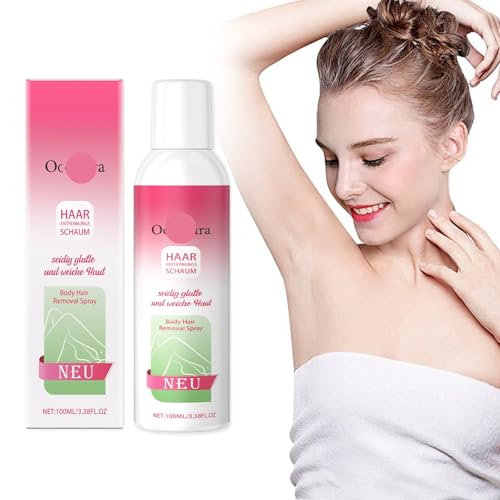 KLYso Spray Depilatorio Corporal Suave Y Rápido: Fórmula Calmante Y Refrescante Que Nutre La Piel Y Suaviza Rápidamente con Queratina For Brazos, Piernas Y Axilas.(3PCS)