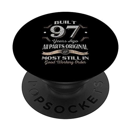 97 cumpleaños 97 años vintage todas las piezas originales PopSockets PopGrip Intercambiable