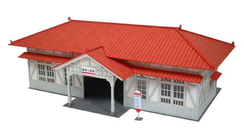 Maquette de gare HO 1/87 MK05-08 avec découpe laser japonaise de précision