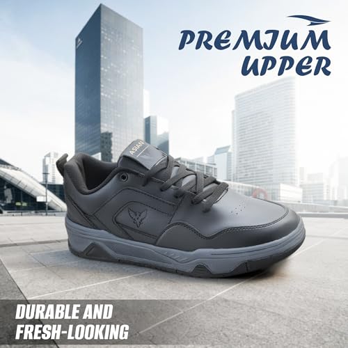 Image of ASIAN Urban-35 Men's Premium Low-Top Sneakers with Sleek Design, Dual Density Foam Comfort, Lightweight TPR Grip Sole & Stylish Fit for Gym, Training, Travel