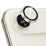 Podick レンズカバー iPhone Air 用 カメラフィルム 【貼ってる感ゼロ！】 9H強化ガラス アルミ合金 耐衝撃 いphone17Air カメラ保護 高透過率 キズ防止 露出オーバー防止 気泡ゼロ 指紋防止 貼り付け簡単 アイフォン17エア 対応 独立型レンズプロテクター(17Air,LightGold)