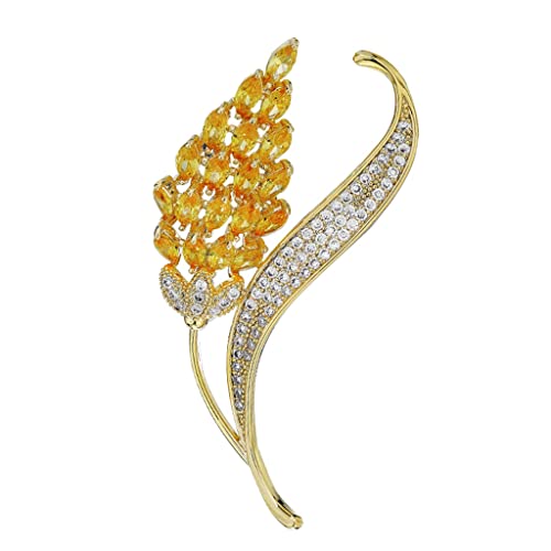 Brooch pour femmes en alliage 6,0x3,2 cm design polyvalent pour cardigan