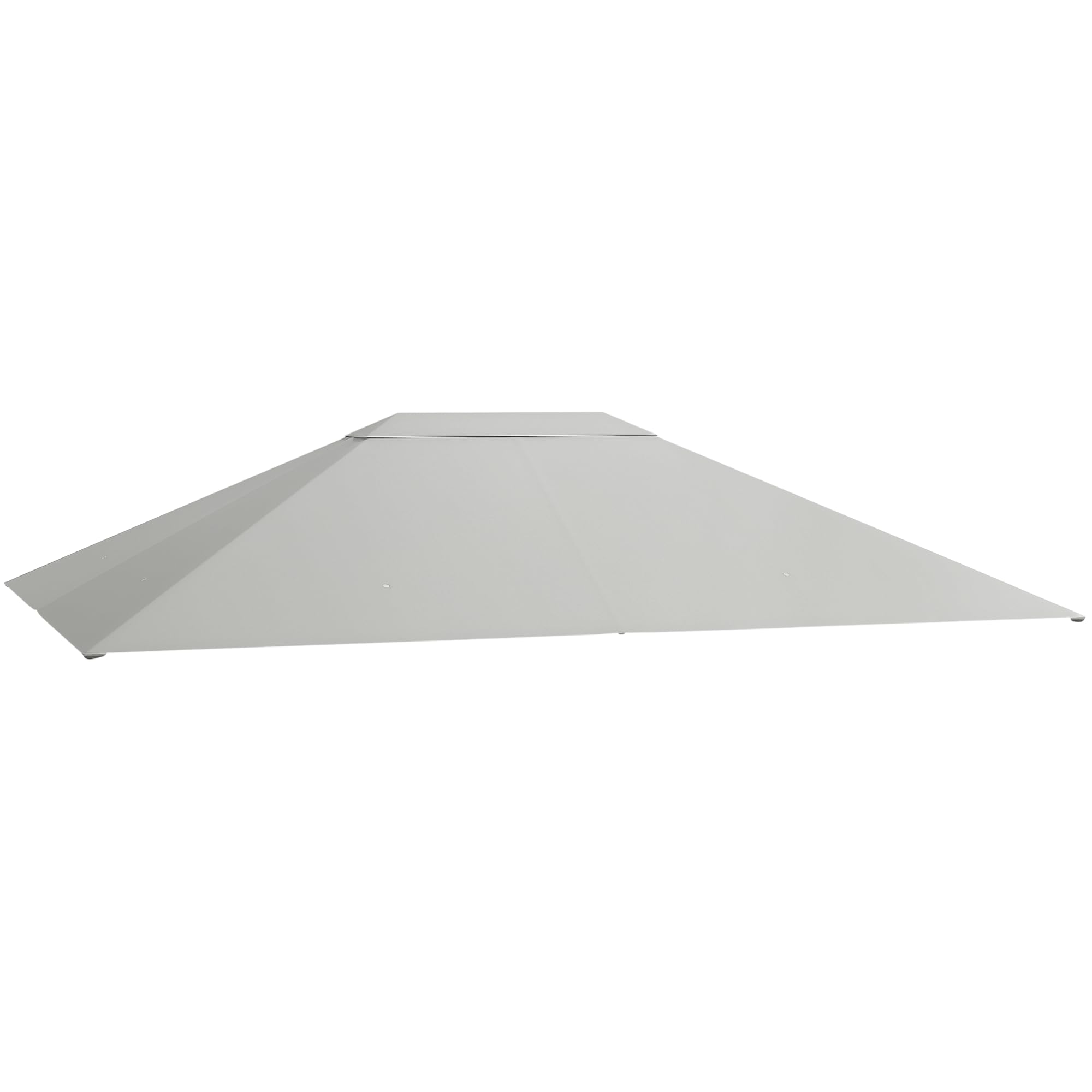Tente de jardin 3x4m rafraîchie par une bâche de remplacement Outsunny grise