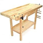 HOBELBANK-WERKBANK-HOLZ-1490-HOLZWERKBANK-06064-ARBEITSTISCH-WERKTISCH-Tisch-Holztisch-Massivholz-Massivholztisch-AWZ : Aus-Holz-gemacht....
