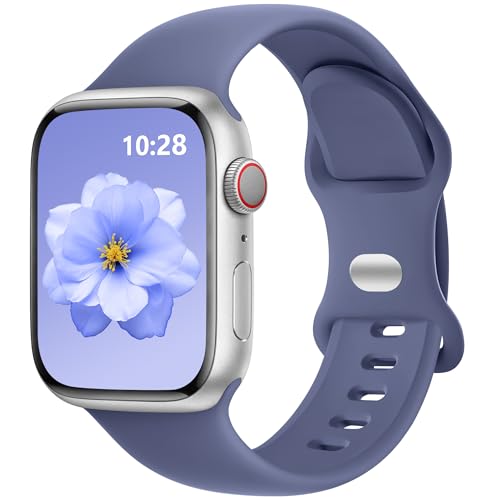 DaQin Silikon Sport Armband Kompatibel mit Apple Watch 40mm 41mm 42mm 38mm