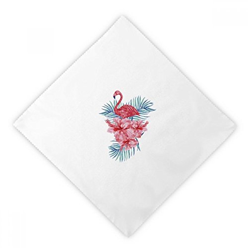 Servilletas de tela reutilizables de flamenco blanco para un comedor sostenible y limpio 2