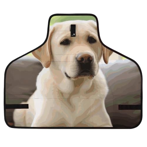 Delantal de trabajo impermeable con diseño Labrador para hombre y mujer miniatura 1