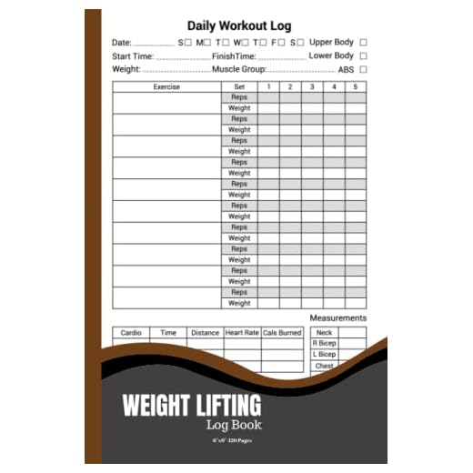 Weight Lifting Log Book: Workout Log Book/ Daily Fitness and Weight Tracker.