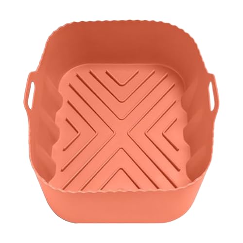 Forros de silicona para freidora de aire, bandeja antiadherente reutilizable para microondas | Alfombrilla de horno resistente al calor de alimenticio con fácil limpieza para horno, tostadora