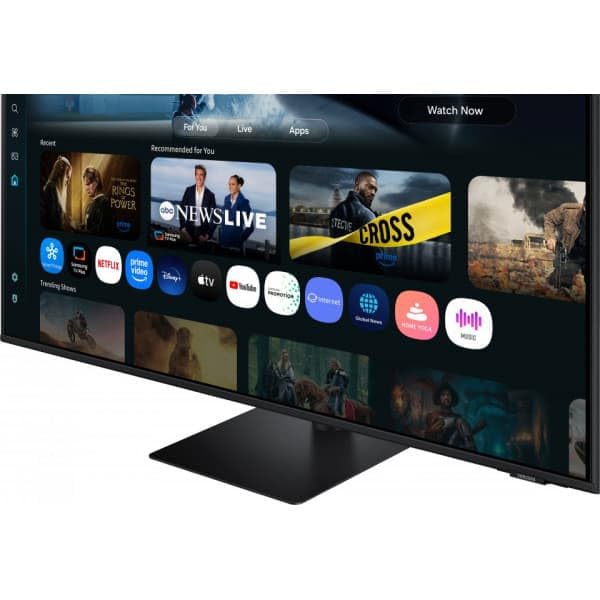 Samsung Smart Monitor M7 (S43FM702), Flat 43", 3840x2160 (UHD 4K), Smart Hub avec AI, Office 365, Gaming Hub, Haut-parleur intégré, Télécommande, WiFi, HDMI, USB-C