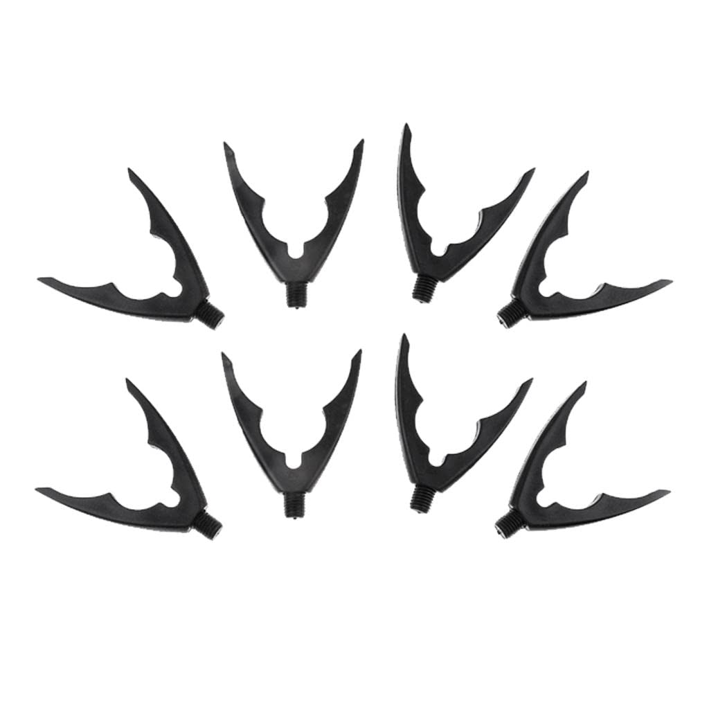 CALANDIS 8pcs Fishing Rod Rest Head 0 Gripper 0s Holder Carp Coarse Fishing | Rod Rests & Holders | Fishing Equipment