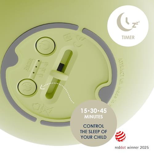 Nosiboo Zigg Sleep Trainer Baby Room Night Light (Sage) - Image 3