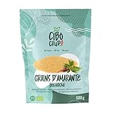 Amarante Bio en Graine Crus - 500g. Graines d'Amarante d'Inde...