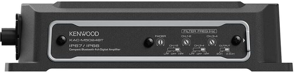 Kenwood 4 Channel Digital Amplifier with remote EQ