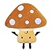 XIRAIRONE 35CM Mignon Champignon en Peluche Jouet Oreiller 3D Mignon en Forme De Champignon en Peluche Oreiller Coussin Grand Cadeau pour Les Anniversaires De Noël