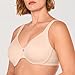 DELIMIRA Women's Minimizer Bra Plus Size Underwire Smooth Full Coverage Seamless Bras Beige 34D